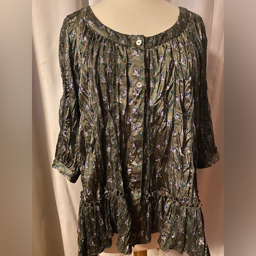 Anthropologie multi season blouse.